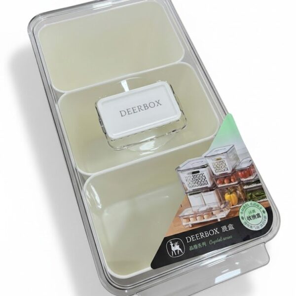 AgAABVncb3wLUkBshL5DJJRUlgE2krZG Three-Compartment Stackable Storage Box