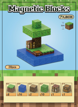 AgAABVncb3x2by4Qa0dFT4DJjyk5ebpf 38 Magnetic Building Blocks Set