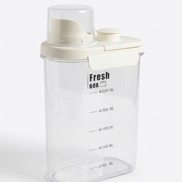 Large White Airtight Storage Canister