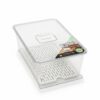 Base-Grid Drainage Stackable Fresh-Keeping Box