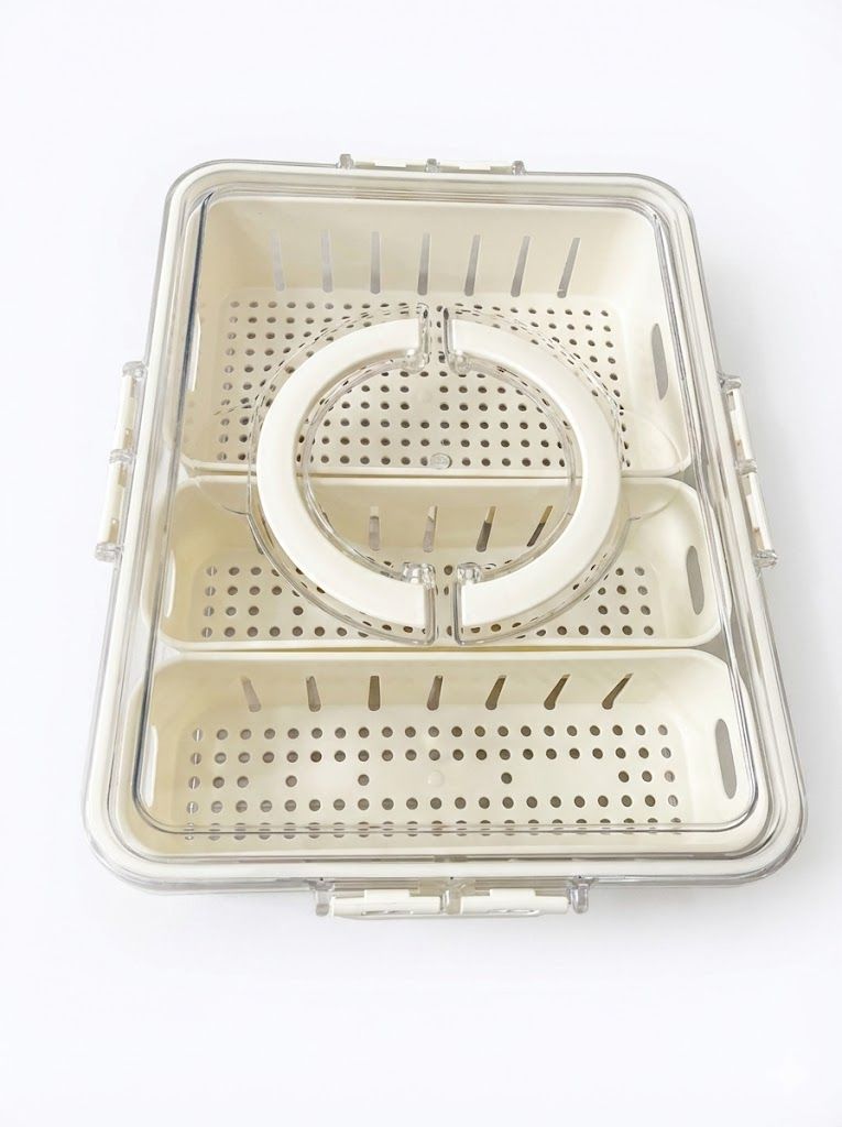 Four-Compartment Drainage Basket (Deep Model)
