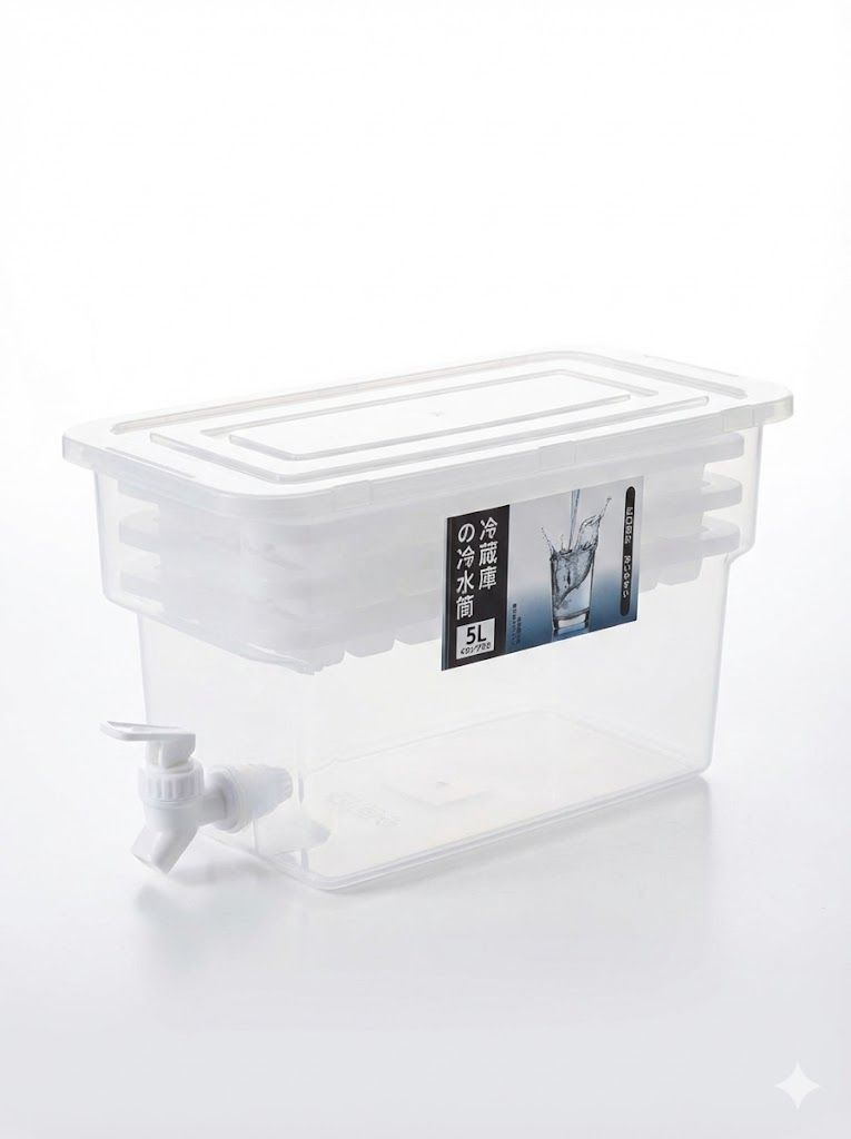 Large Capacity Fresh Keeping Container with Tap