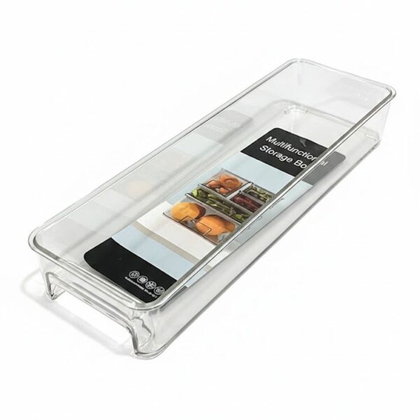 AgAABVncb3zD5y6fVLJCwKfKRJmcsIk3 Narrow Transparent Drawer Storage Box (Low Profile)