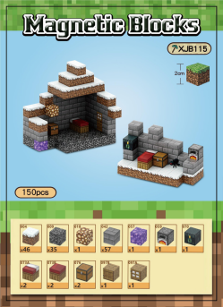 150 Magnetic Building Blocks Set