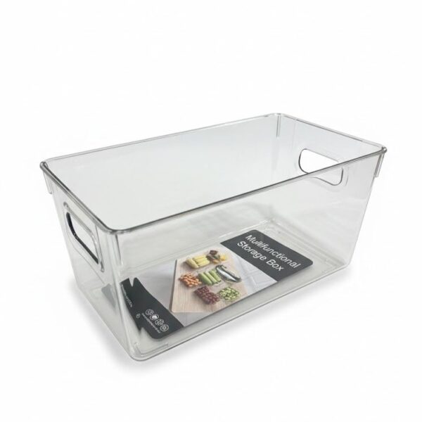 AgAABVncb3zyBbfnCtZAR7K6yowmCNVC Medium Transparent Storage Box with Handles