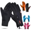 Waterproof Thermal Motorcycle Gloves with Touchscreen for Cold Weather, One Size