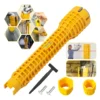 WeToke 8-in-1 Multifunctional Hydraulic Wrench for Sink, Faucet & Pipes, Yellow