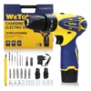 D_NQ_NP_2X_878061-MLB88993443107_072025-F WeToke 18V 35 N.m Cordless Drill/Driver Kit with 2 Batteries & 24 Accessories, Yellow, 18V 50Hz/60Hz