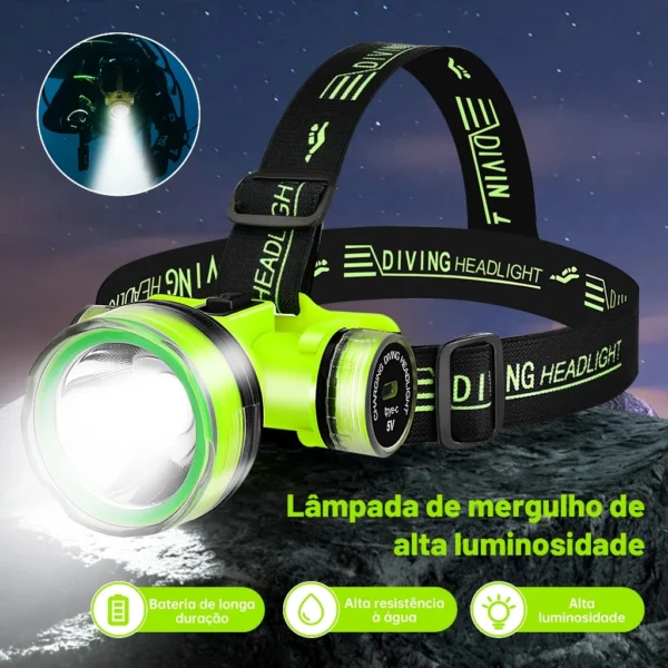 2PCS Portable Rechargeable High-Power 800m LED Flashlight for Emergency & Camping